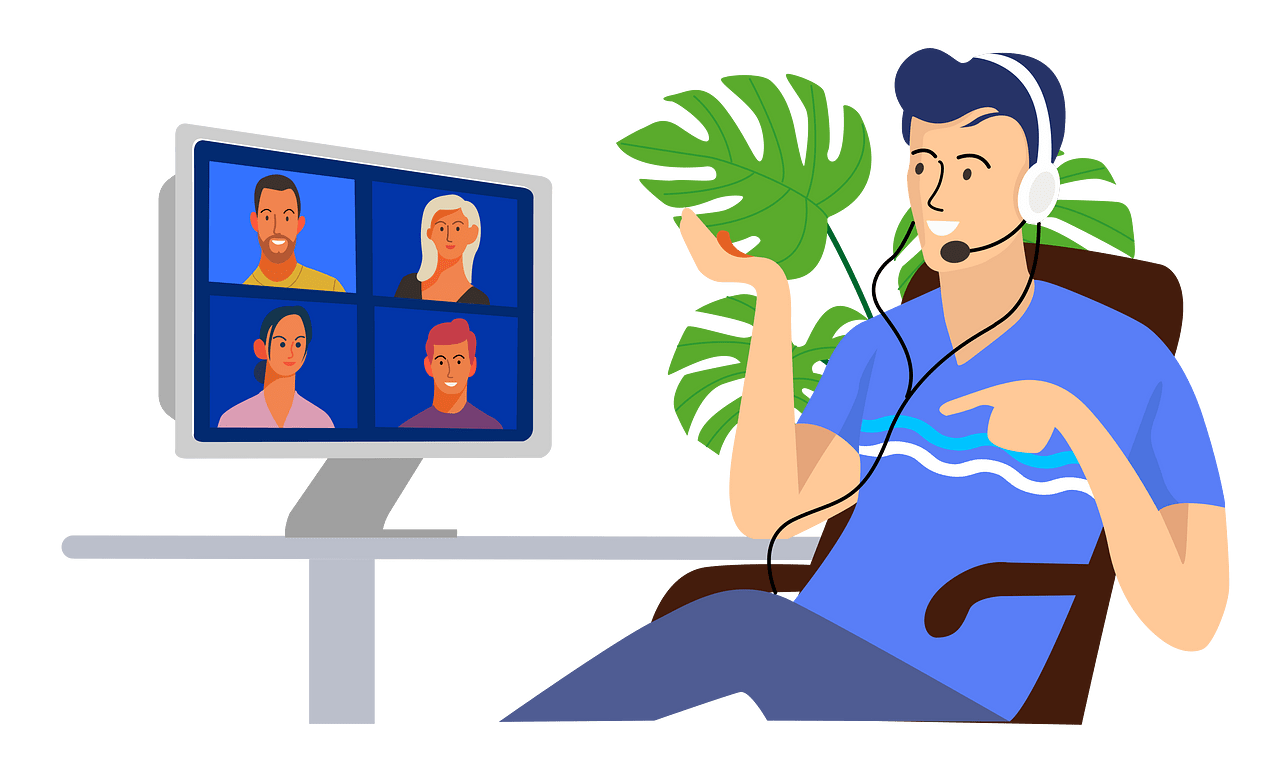 Online meeting - Free vector clipart images on clipart library.com