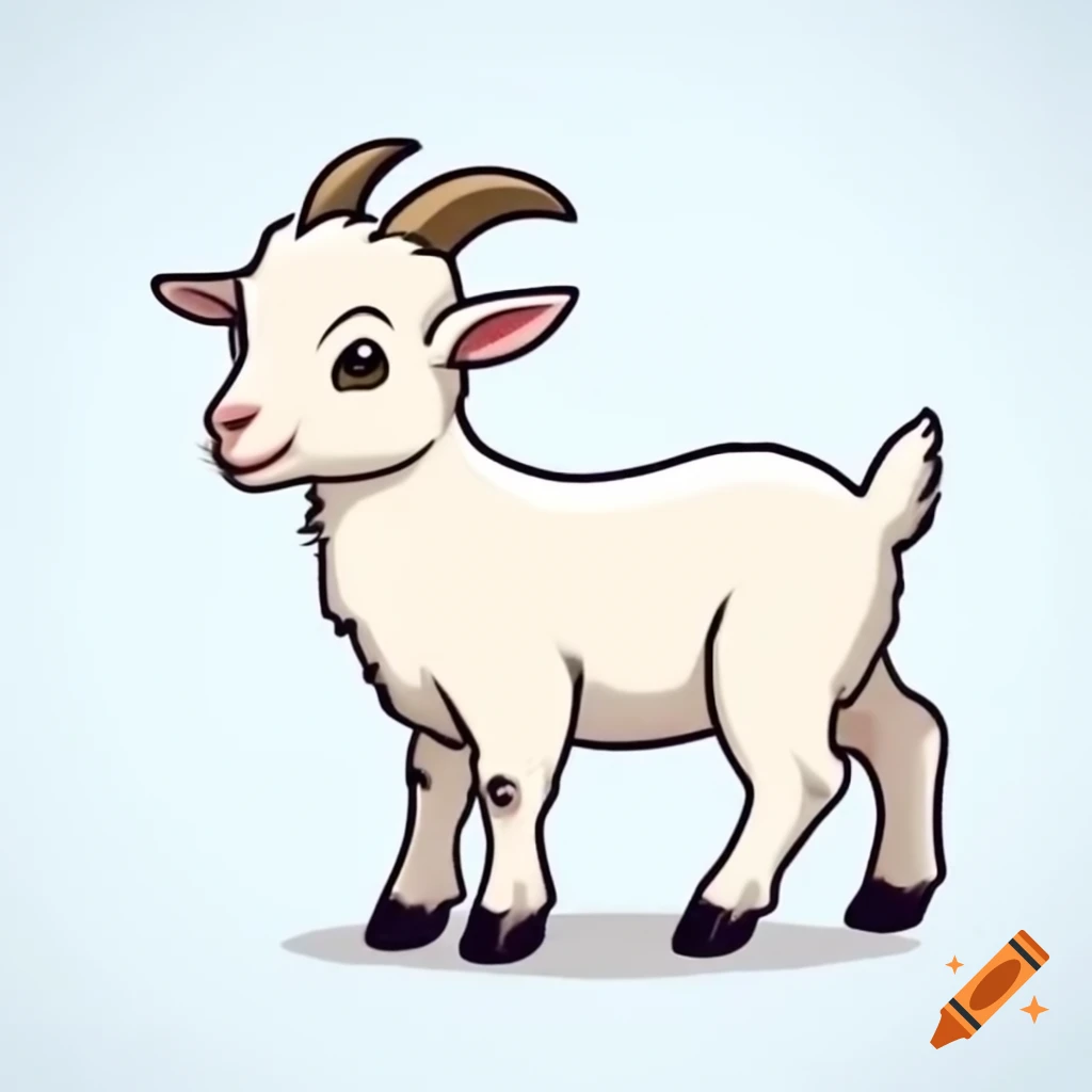 clip art goat on Craiyon