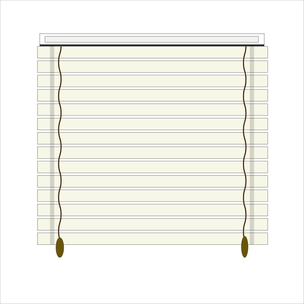 Premium Vector | Roller Blind Illustration Element