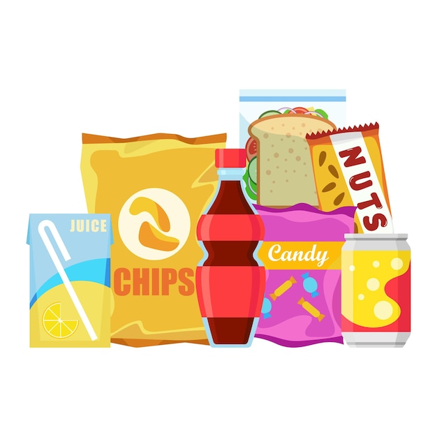 cliparts drink snacks