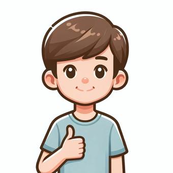 Free Vectors | A young man signals that he is good.