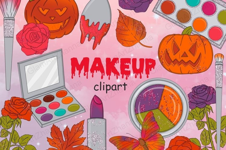 cliparts halloween makeup