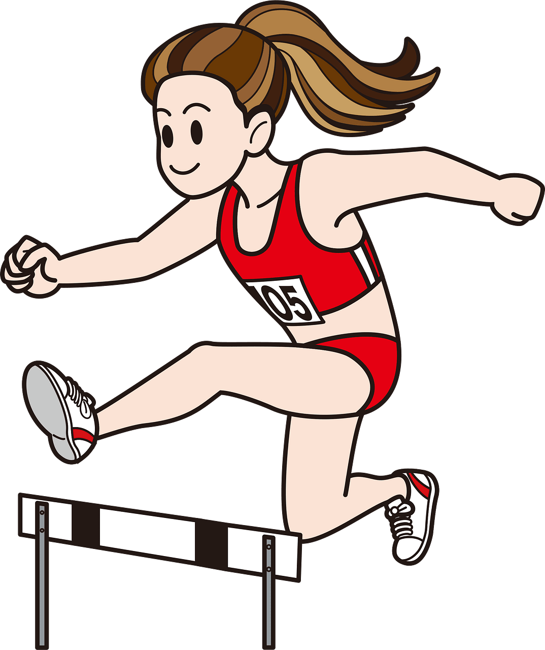 cliparts jump race