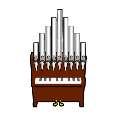 cliparts organ pipes