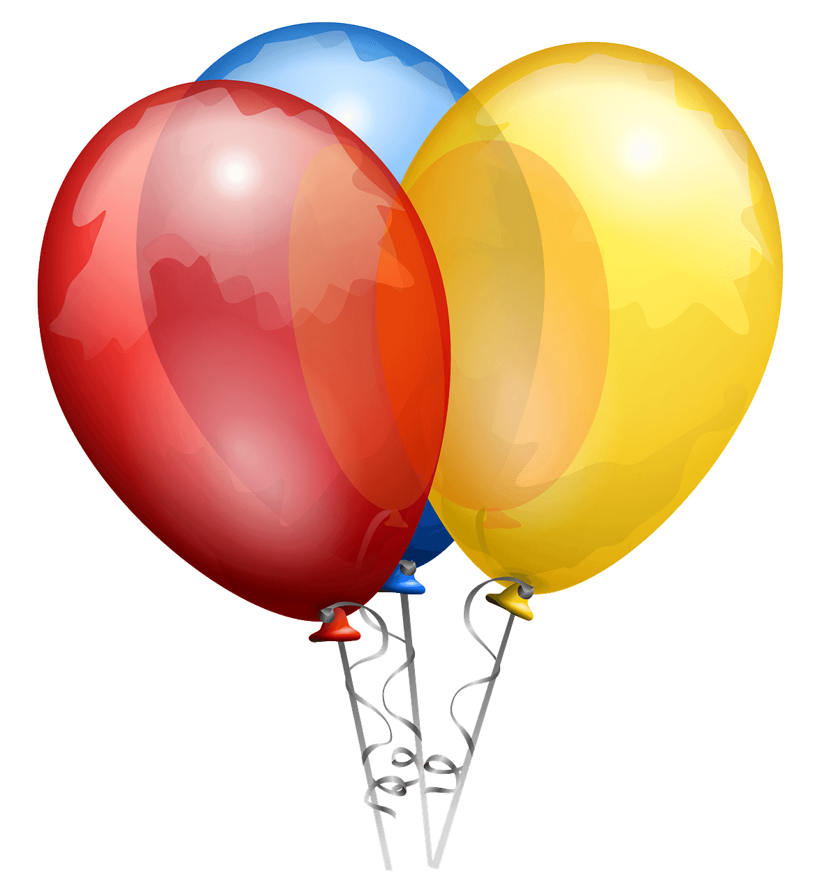 Party Balloons - Free vector clipart images on clipart library.com