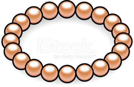 cliparts pearl bracelets
