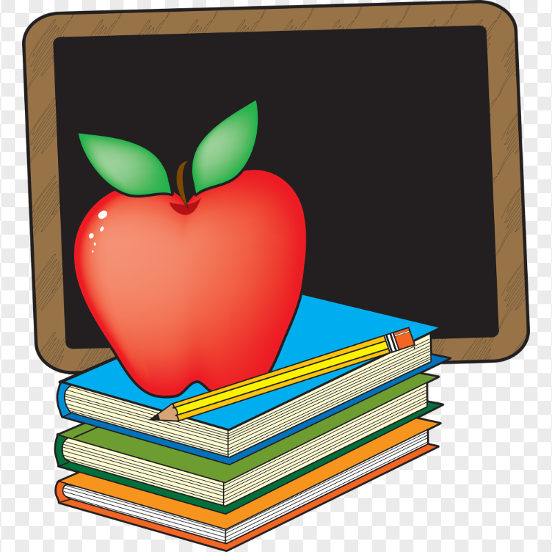 cartoon chalkboard schoolbooks png file PNG &amp; clipart images | Citypng