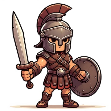cliparts spartan action
