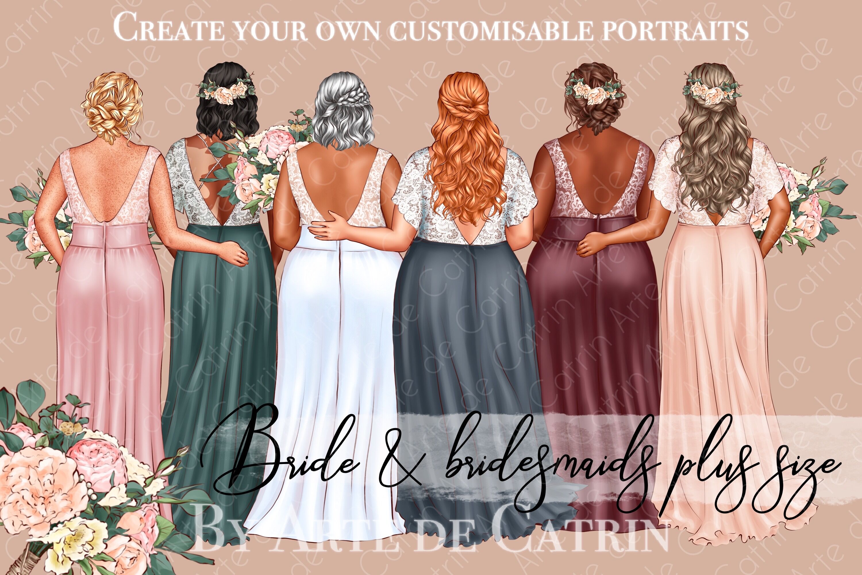 cliparts wedding bridesmaids