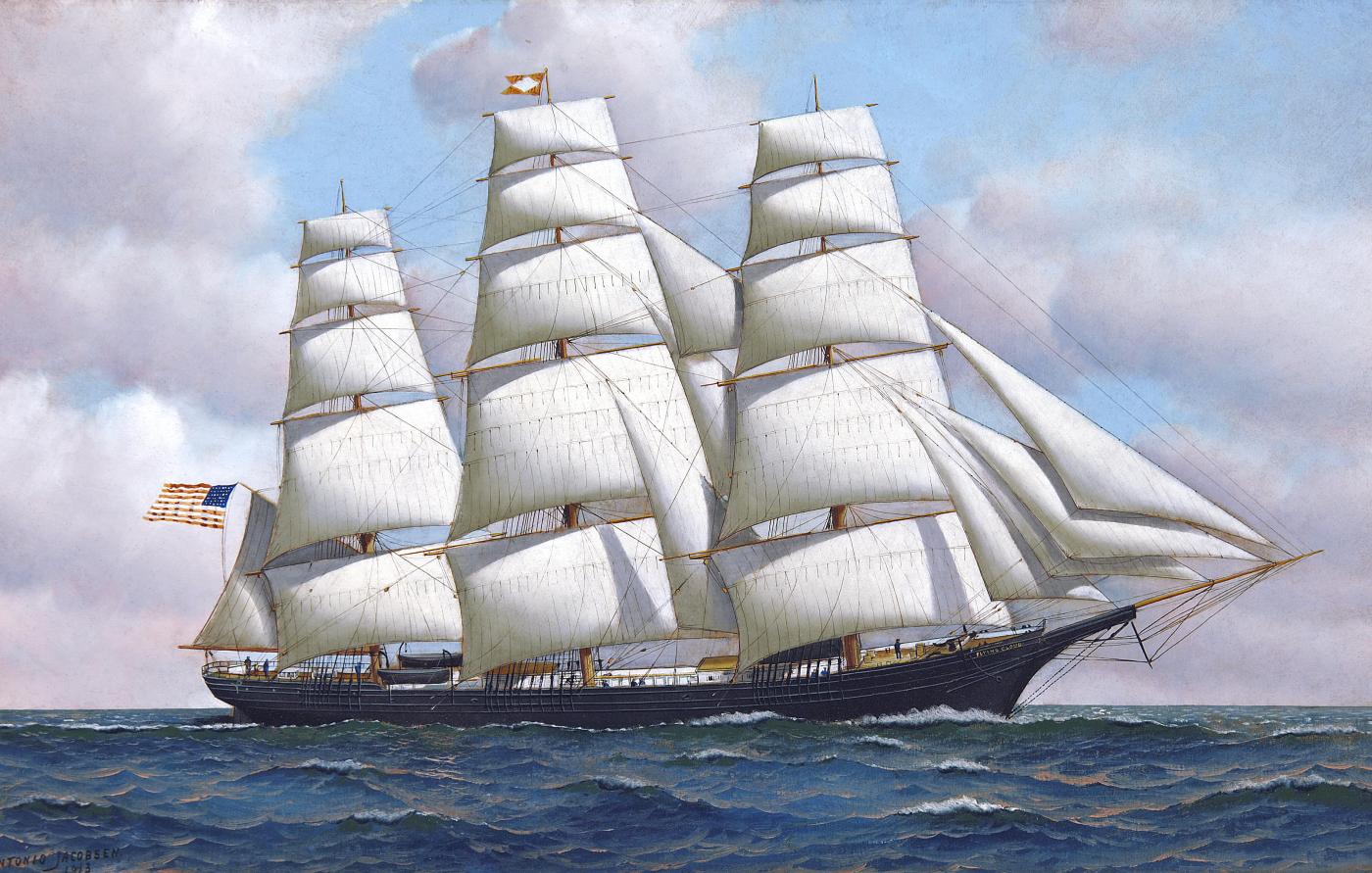 1851: A Clipper Ship Begins a Record-Breaking Voyage ...