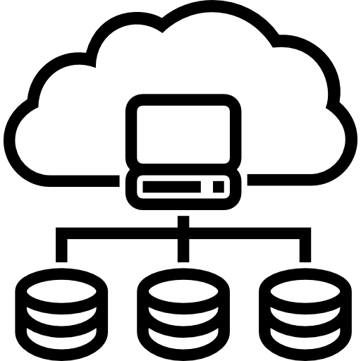 Cloud computing Prosymbols Lineal icon | clipart library