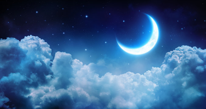 Crescent Moon Clouds Images – Browse 99,983 Stock Photos, Vectors ...