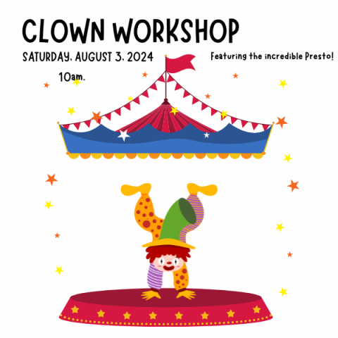Clown Workshop 2024 | Carnegie-Schadde Memorial Public Library