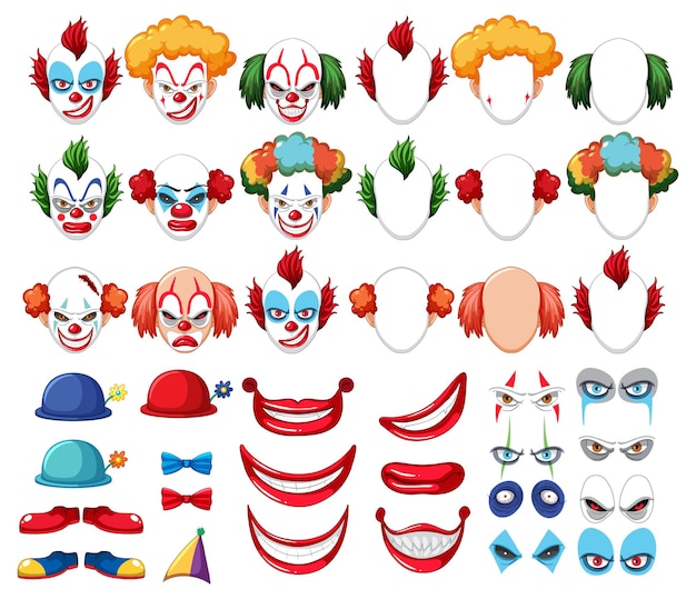 clown props cliparts