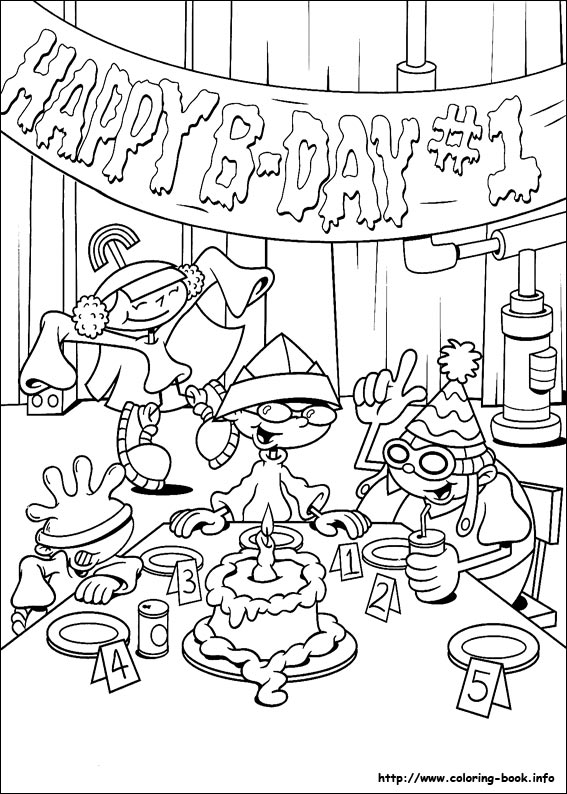 codename kids next door coloring pages