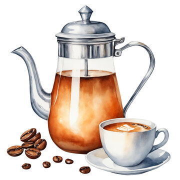 Coffee Pot Clip Art Images – Browse 8,552 Stock Photos, Vectors ...