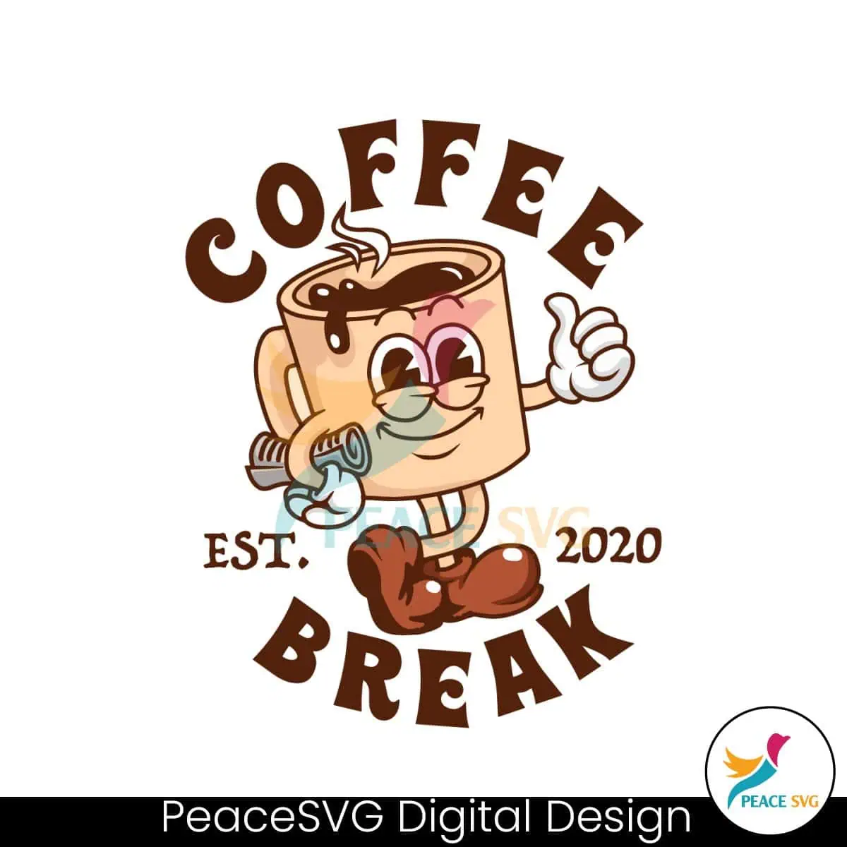 coffee retro cliparts 2024