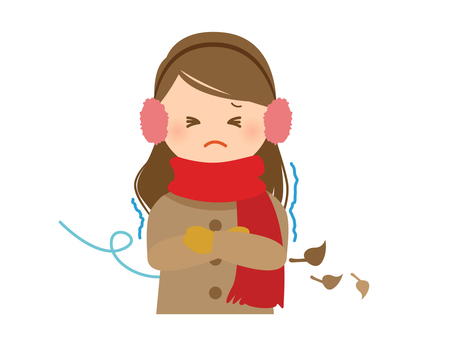 Free Vectors | A cold woman
