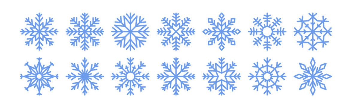 cold snowflake cliparts