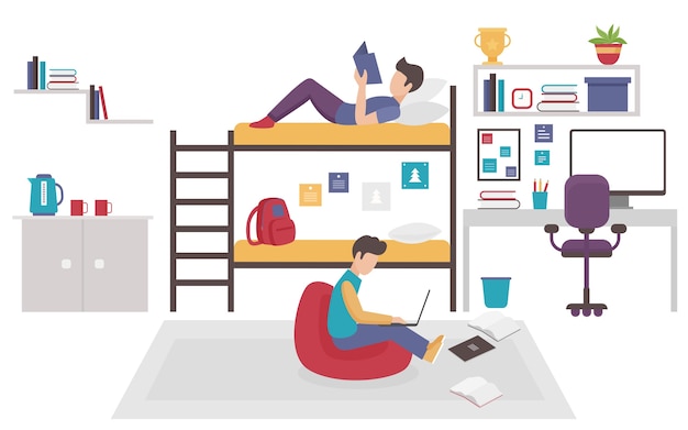 college room cliparts