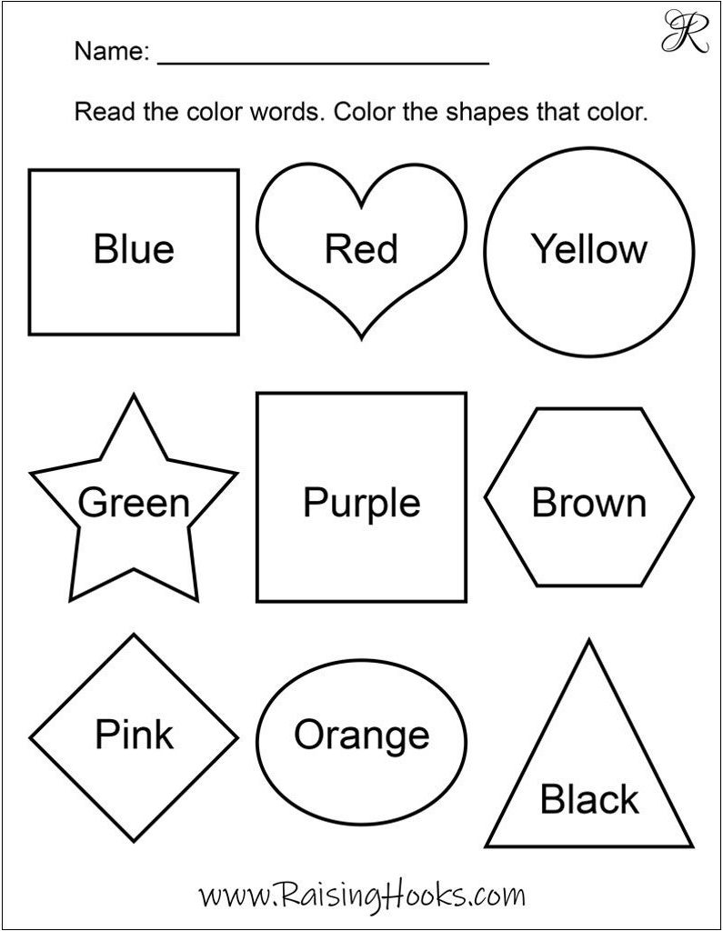color by shapes