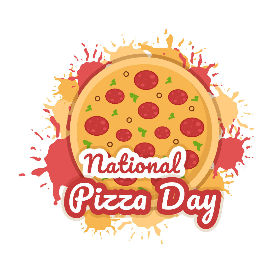color pizza cliparts 2024
