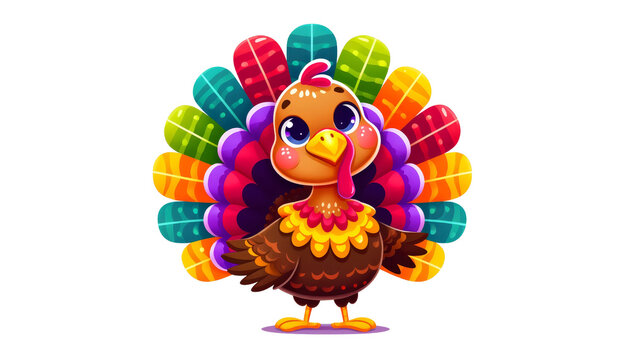 colored turkey pictures