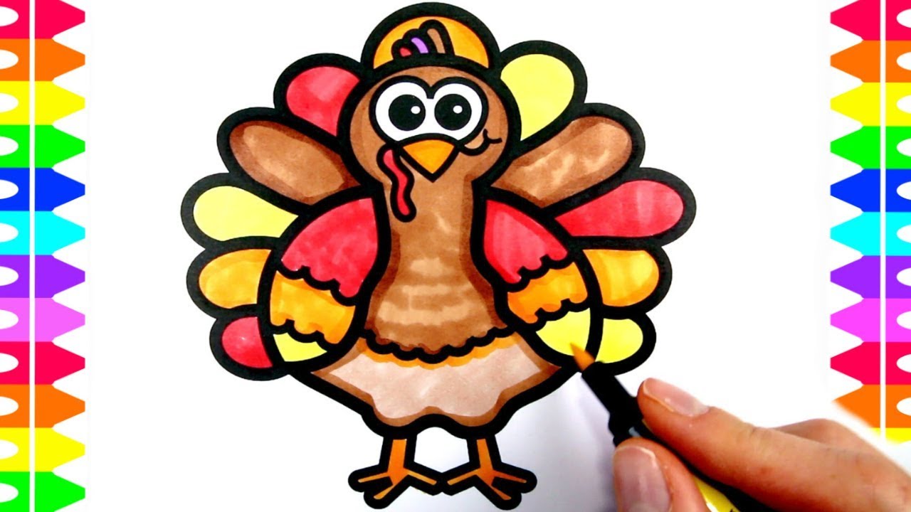 colored turkey pictures