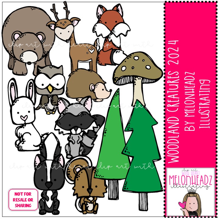 colorful animal cliparts 2024