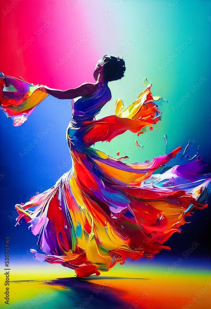 colorful dancings