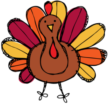 colorful turkey cliparts 2024