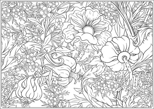 coloring page for adults hd