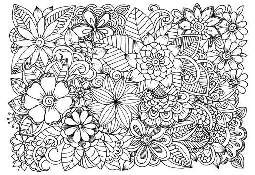 coloring pages abstract designs