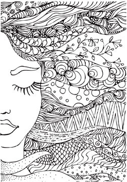 coloring pages abstract designs