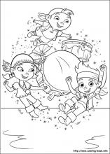 coloring pages for captain jake and the neverland pirates