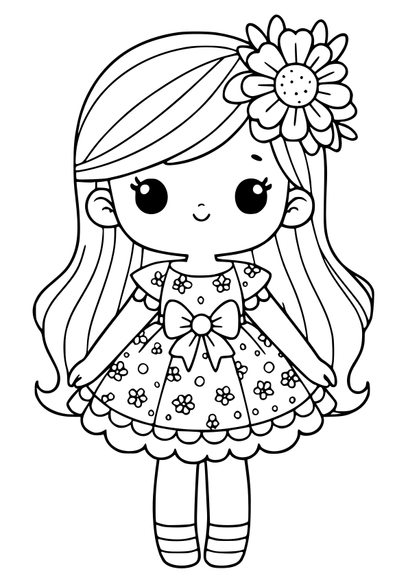 coloring pages for kids girls