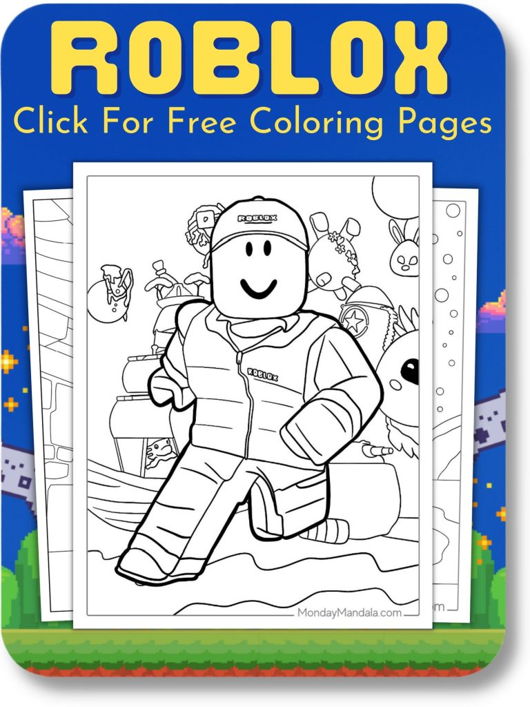 900 Video Game Coloring Pages (Free PDF Printables)