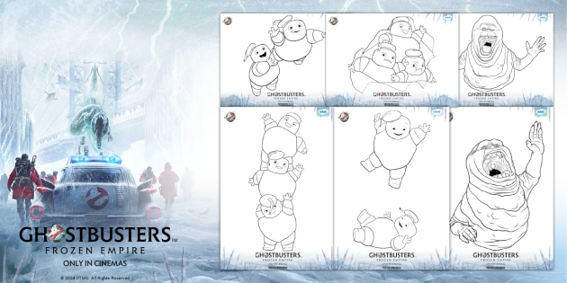 coloring pages ghostbusters