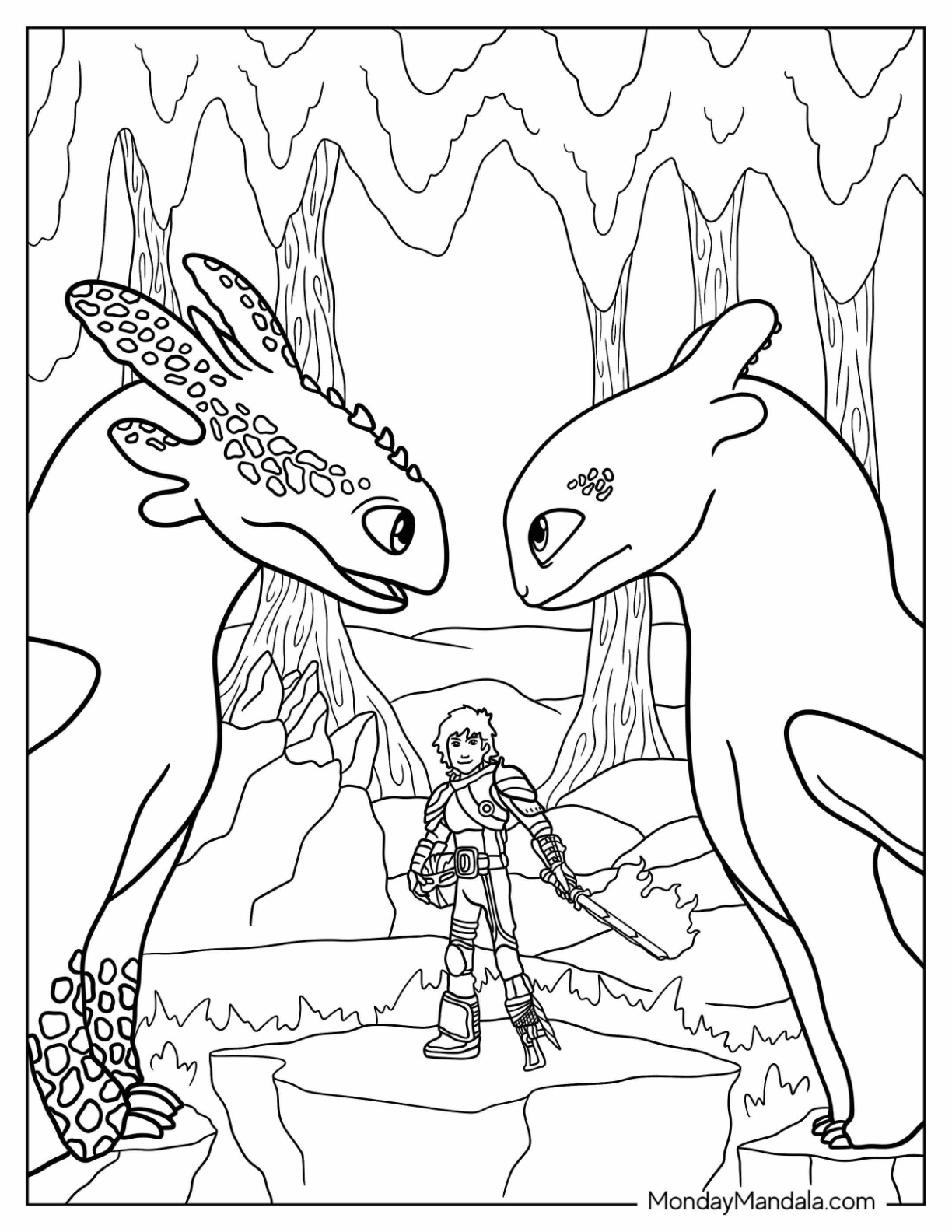 Free Coloring Pages How To Train Your Dragon, Download Free Coloring