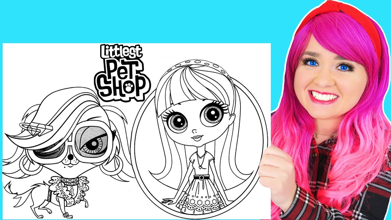 coloring pages littlest pet shop