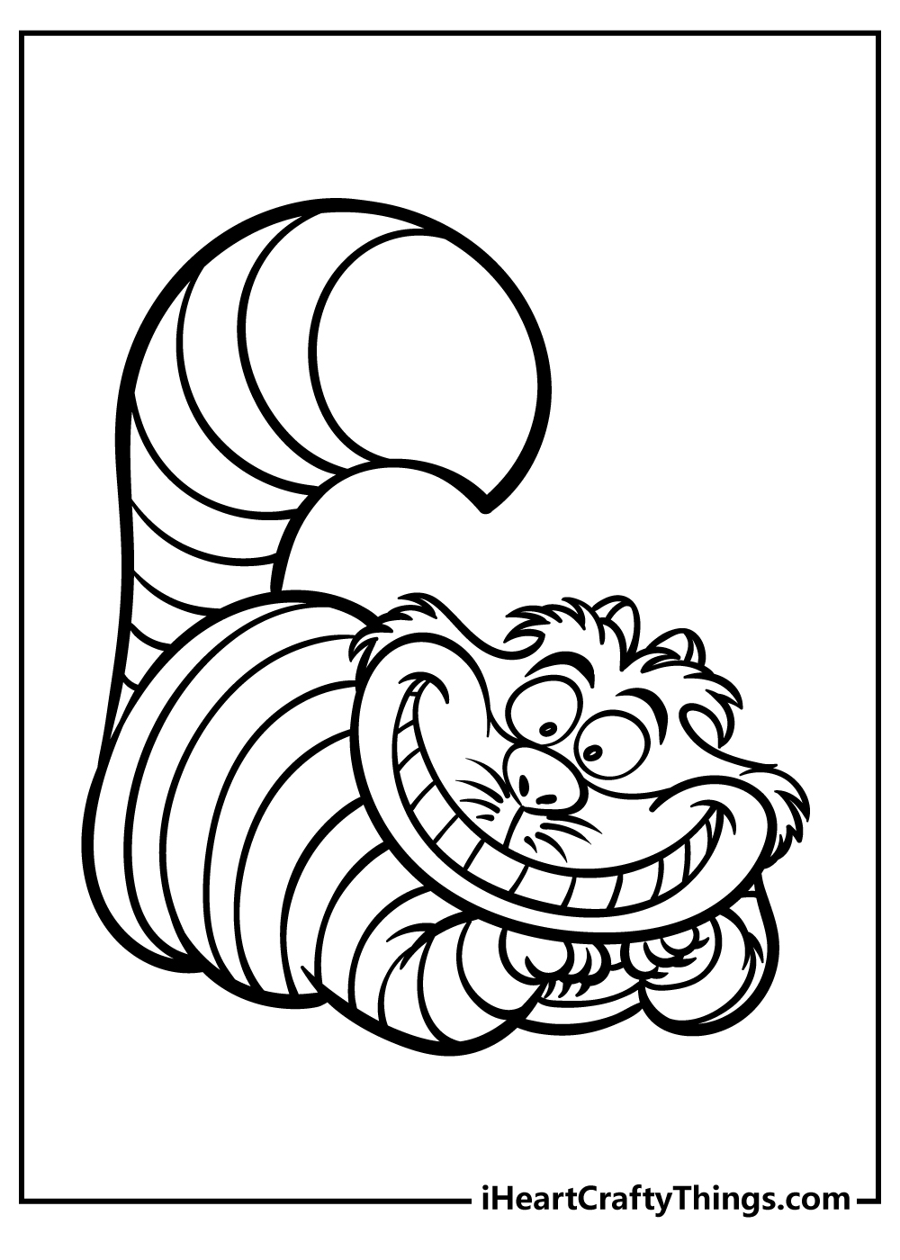coloring pages of alice in wonderland