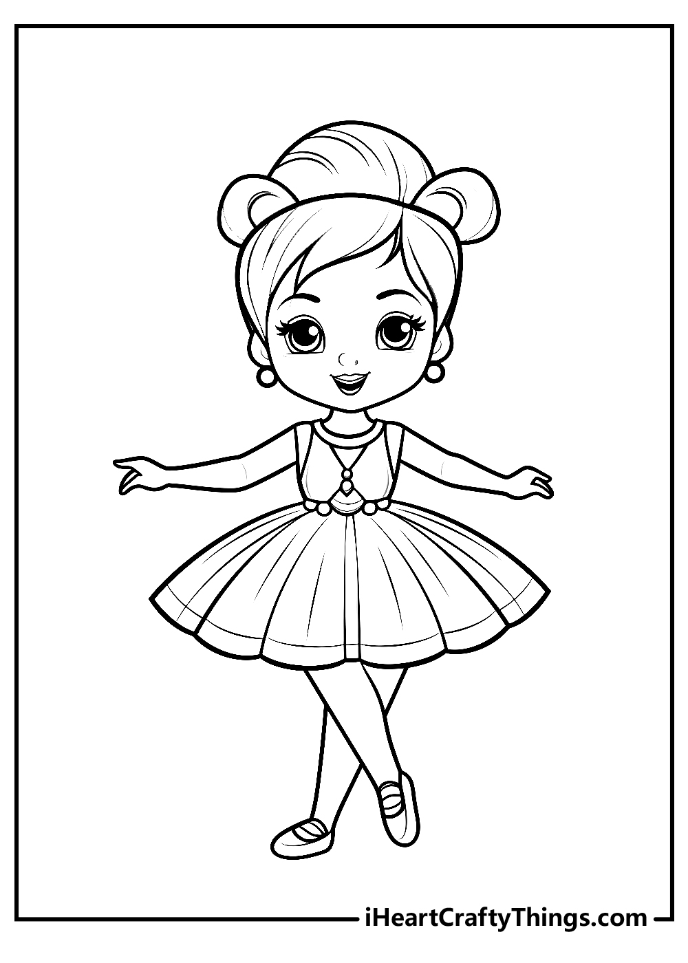coloring pages of ballerinas