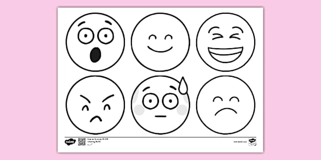 coloring pages of feelings