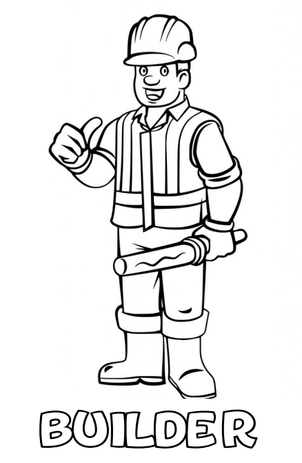 Career Jobs Coloring Pages 2025 