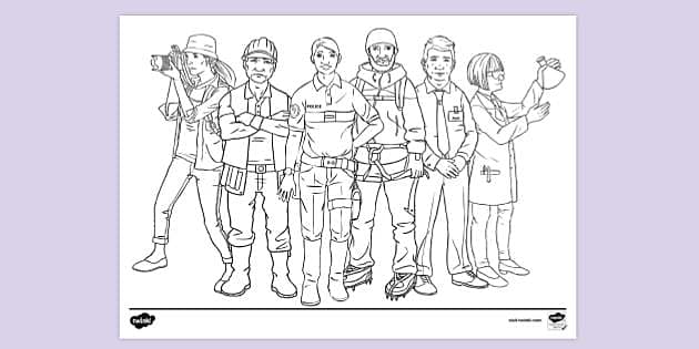 coloring pages of jobs