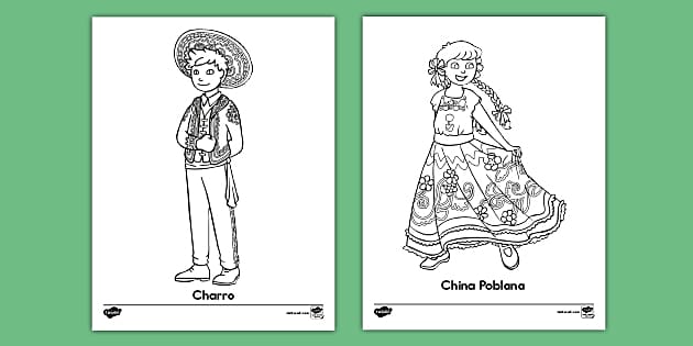 coloring pages of mexico