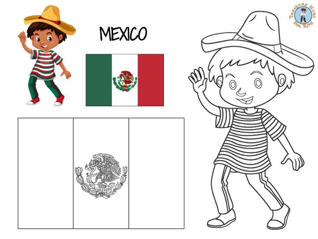 coloring pages of mexico