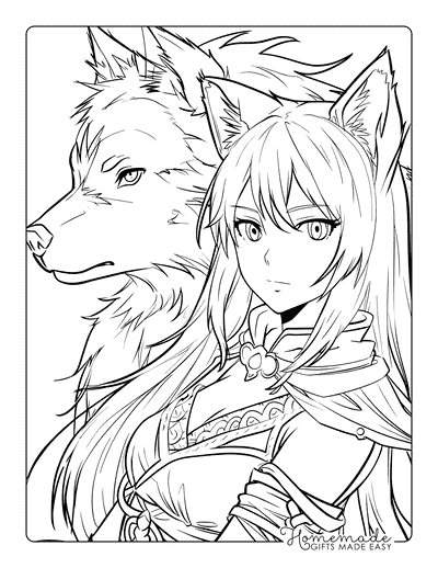 35 Free Wolf Coloring Pages for Adults &amp; Kids (PDF Printables)