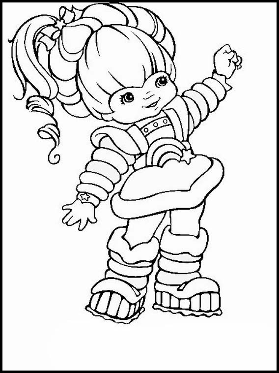 coloring pages rainbow brite