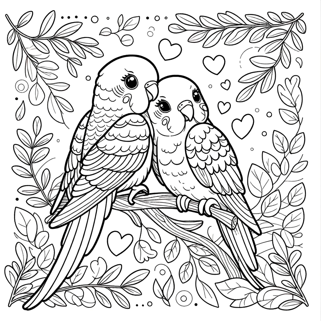 coloring pictures birds